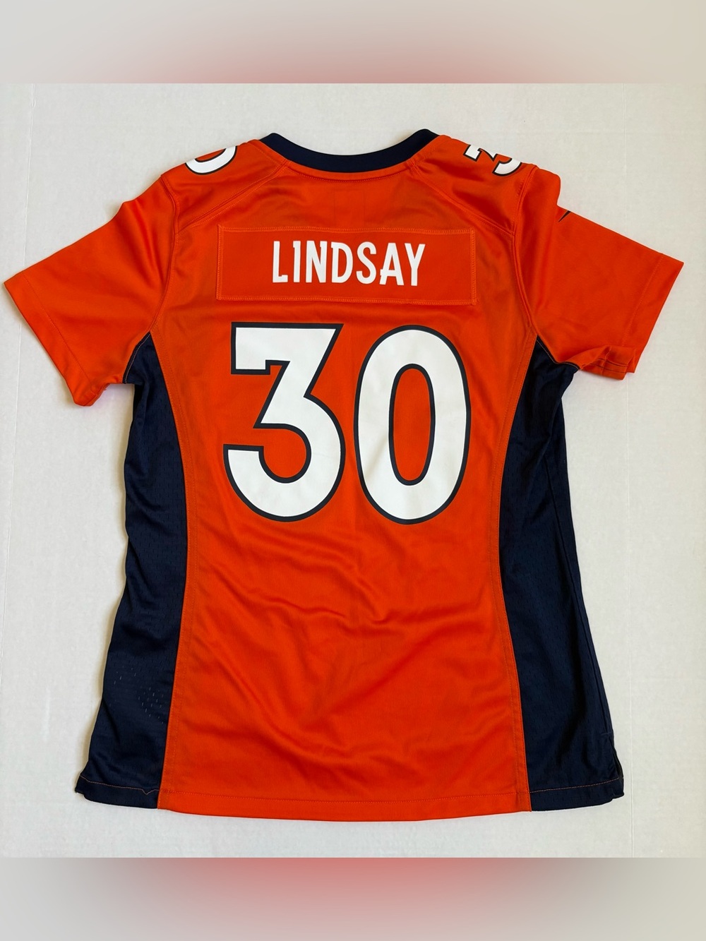 Nike - Women’s Denver Broncos Phillip Lindsay #30 Jersey - Medium -Blue & Orange